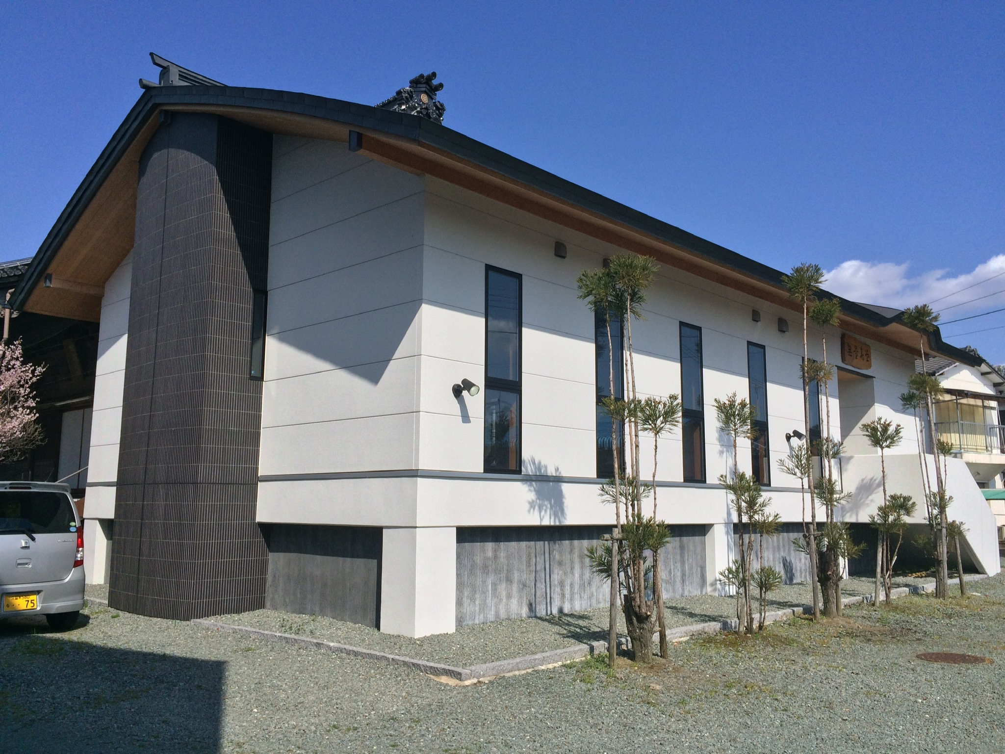 和の趣を活かしたモダン建築施工 栄久寺納骨堂